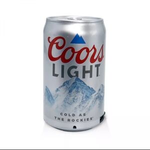 Coors Light Can Shaped Bluetooth Speaker Grey